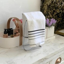 Porta Toalha Bancada Piatina Cromado