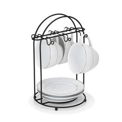 Suporte Para Xicara De Cha Preto