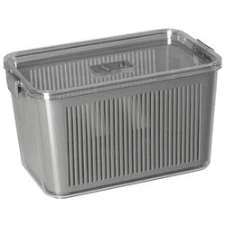 Pote Hermético Slim Multiuso Cinza 4,4 Litros