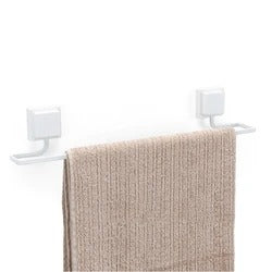 Toalheiro Porta Toalha de Banho Aço Piatina 3M Branco