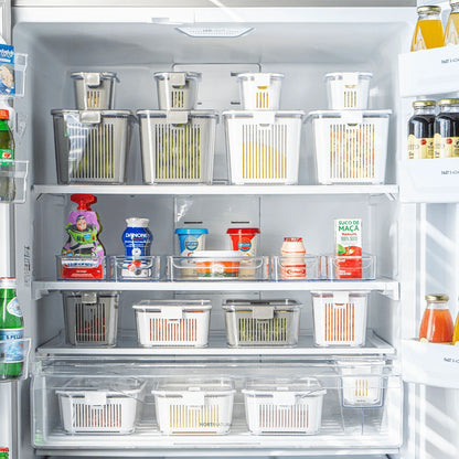 Pote Hermético Slim Multiuso Cinza 4,4 Litros